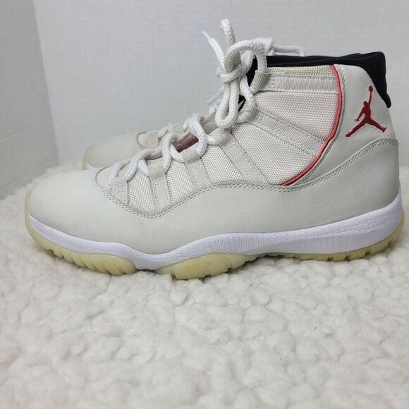 Nike Air Jordan 11 Retro Men's Size 11 Platinum Tint Red 2018 (378037-016) - Picture 3 of 12